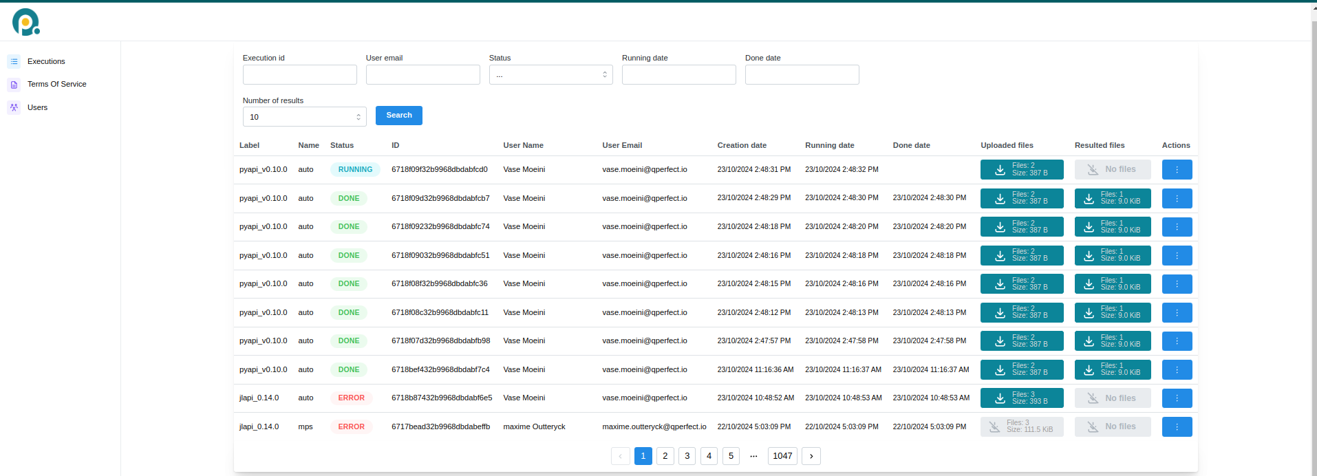 Cloud Dashboard